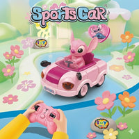 Remote Control Cute Anqi Car With Light & Music - Pink