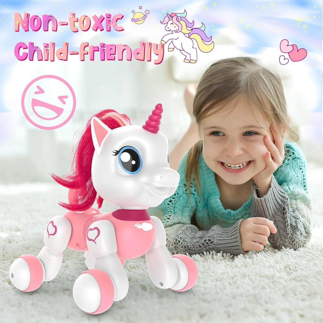 2.4G Remote Control Cute Unicorn Robot Pet
