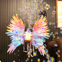 Remote Control Dream Fairy Wings With Colorful Bubbles