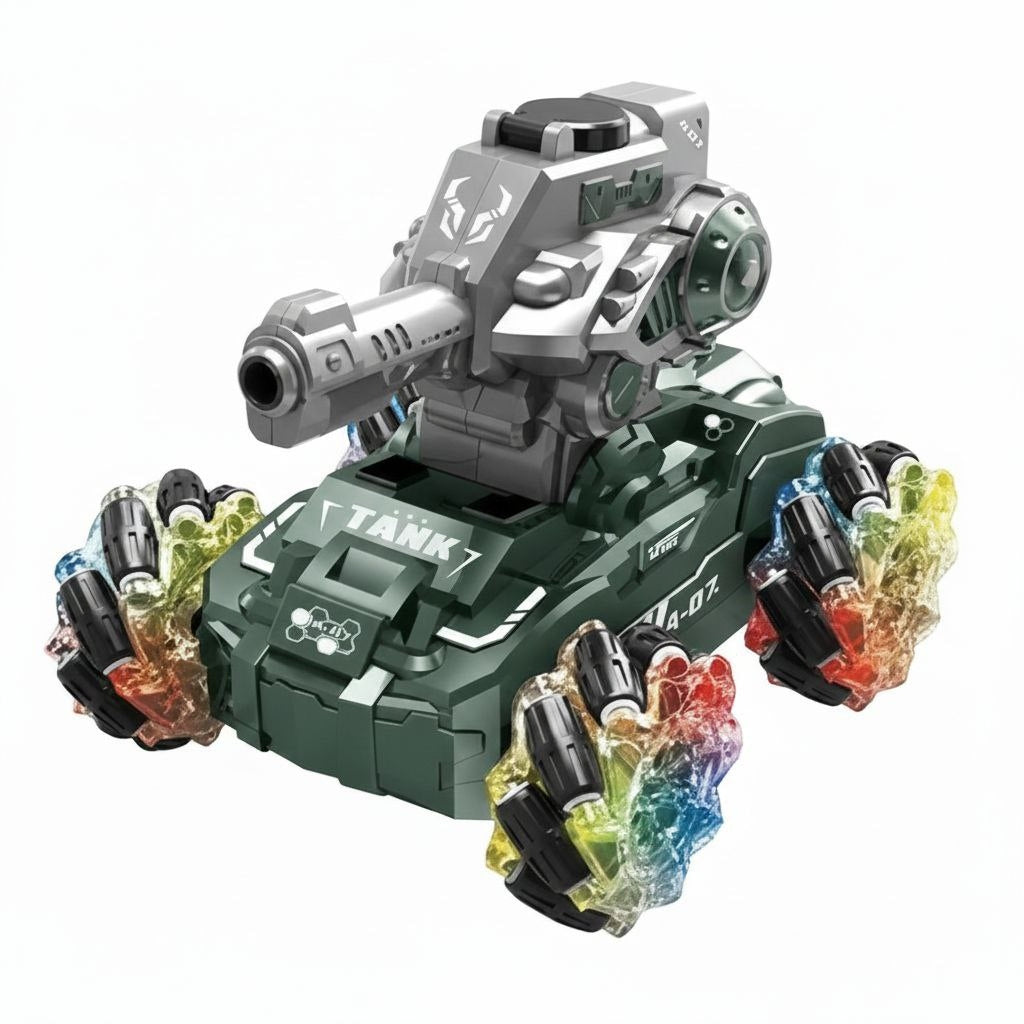 Remote Control Gel Blaster Shooting Tank With Smoke