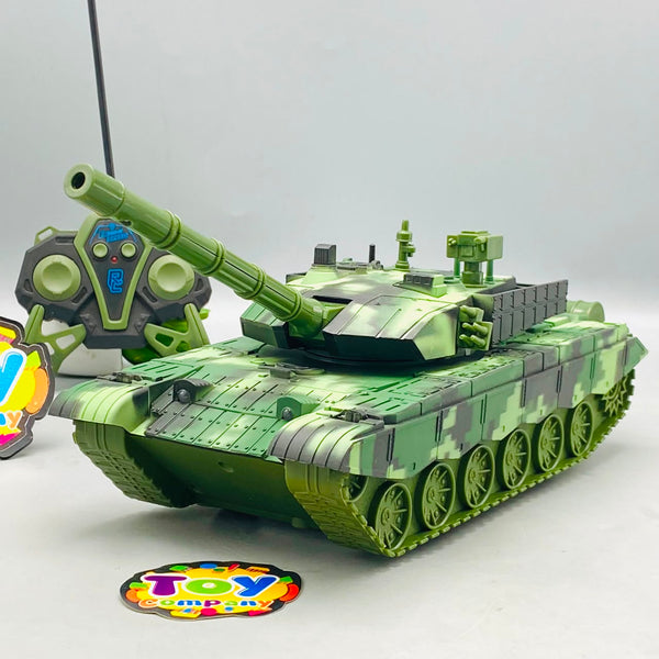 Remote Control Military Tank With Spray