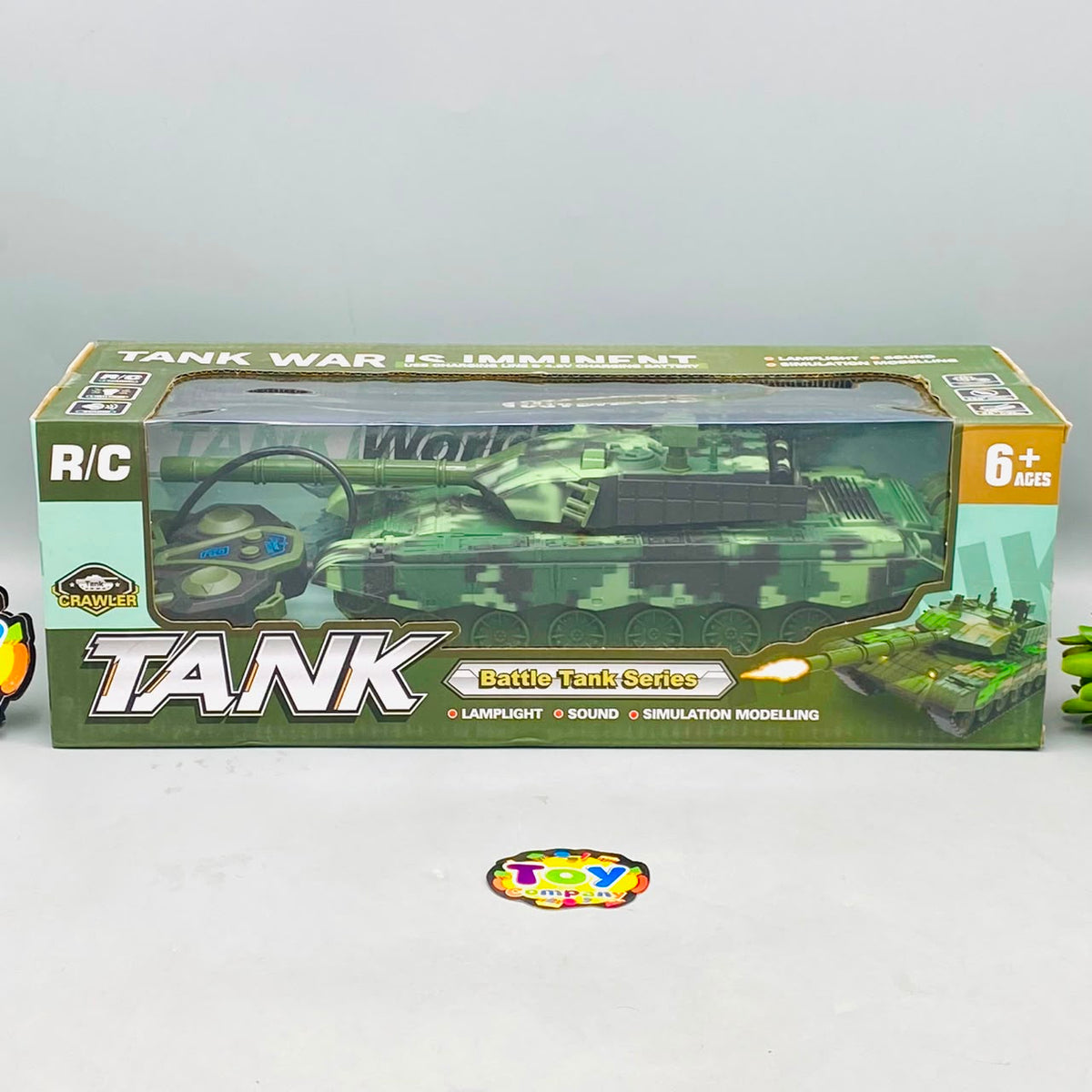 Remote Control Military Tank With Spray