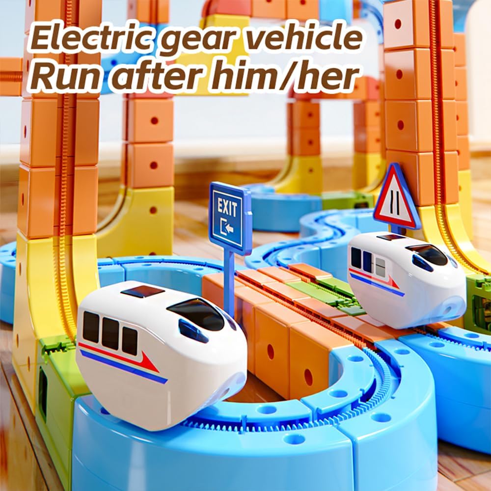 147Pcs Remote Control Orbital Train Track Set