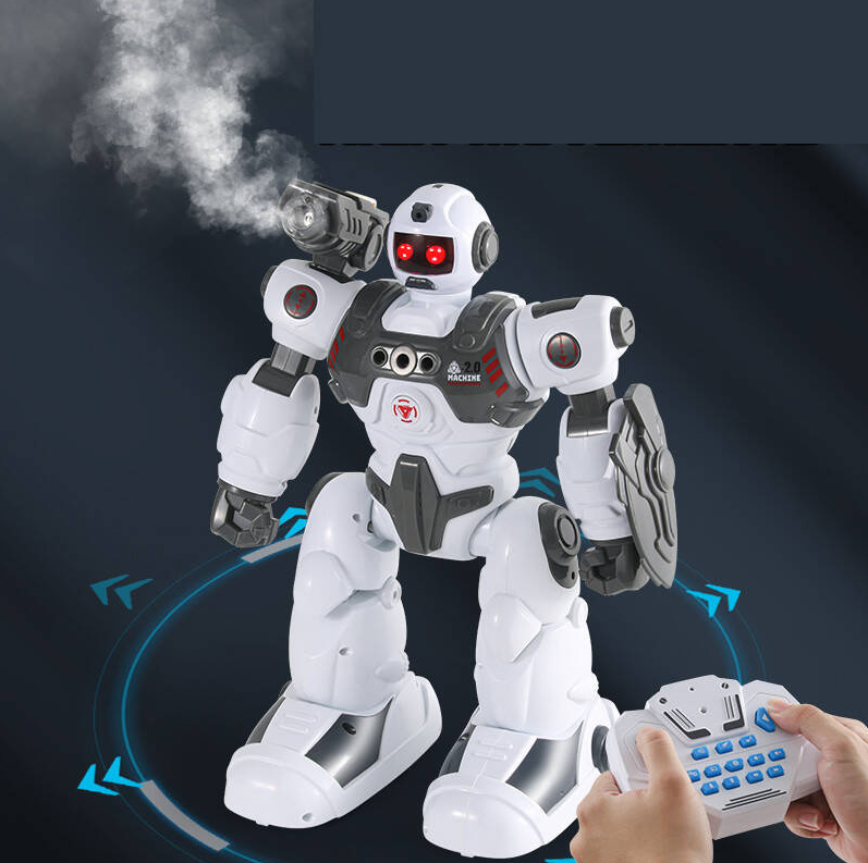Remote & Gesture Control Spray & Bullet Shooting Robot