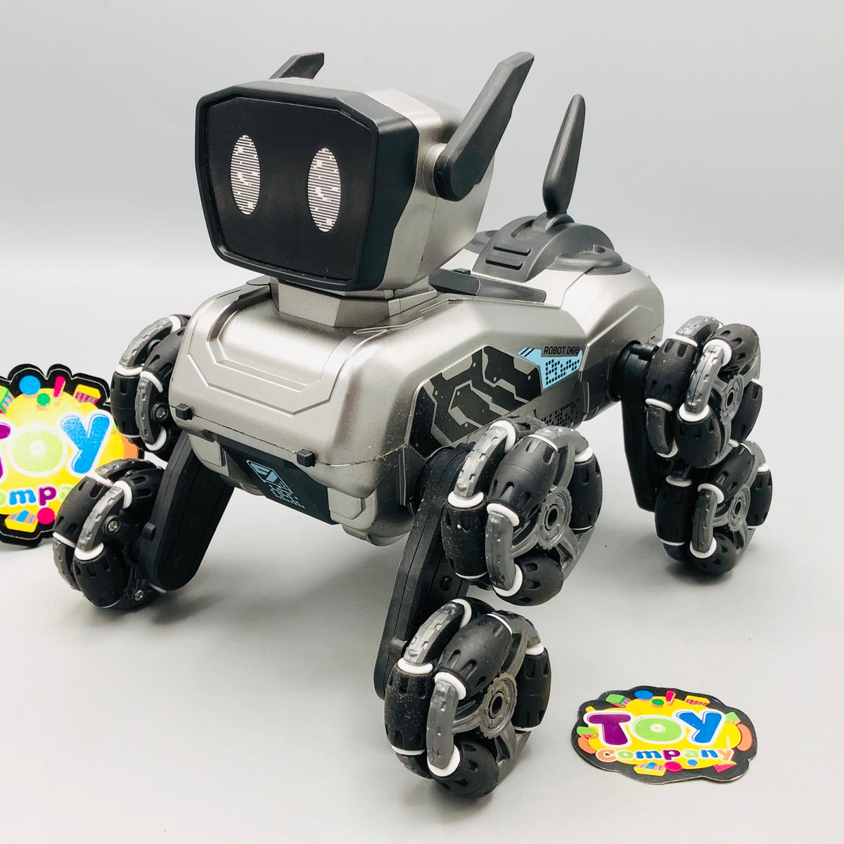 Remote & Watch Control Stunt Spray Robot Dog - Without Box