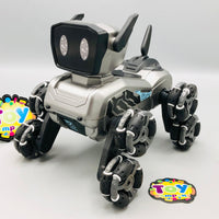 Remote & Watch Control Stunt Spray Robot Dog - Without Box