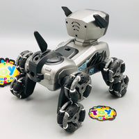 Remote & Watch Control Stunt Spray Robot Dog - Without Box