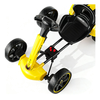 Kids Ride-on Pedal Go Kart - Yellow