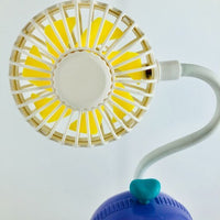 Rechargeable Cartoon Design Flexible Lamp Fan - Assortment