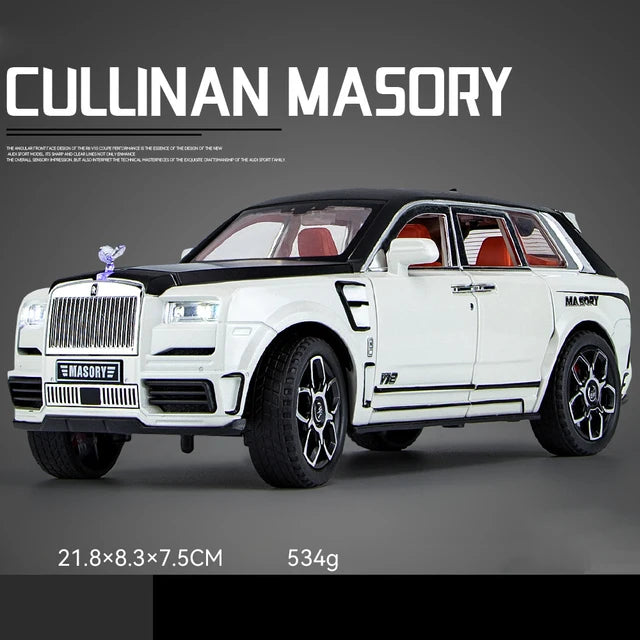 1:24 Diecast Rolls Royce Masory Cullinan V12 Model