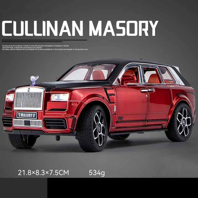 1:24 Diecast Rolls Royce Masory Cullinan V12 Model
