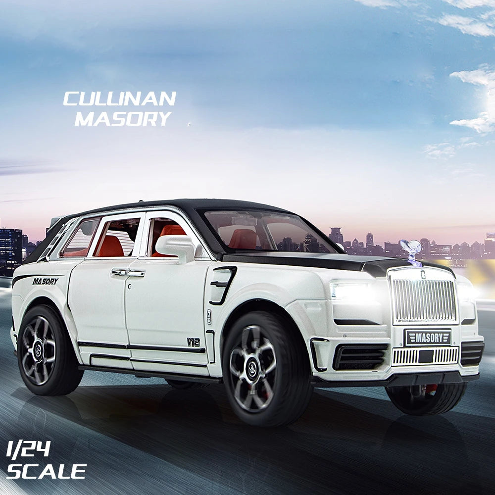 1:24 Diecast Rolls Royce Masory Cullinan V12 Model