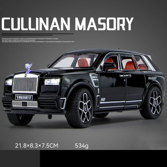 1:24 Diecast Rolls Royce Masory Cullinan V12 Model