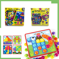 3D Puzzle Buttons Educational Toy