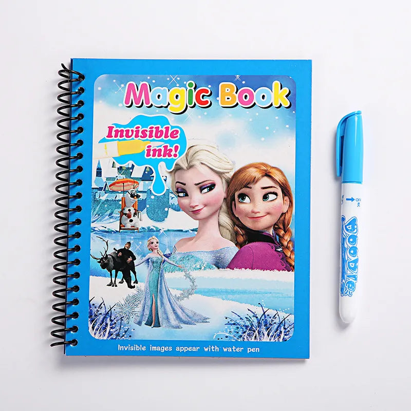 Magic Book With Invisible Ink Water Pen - Assortment