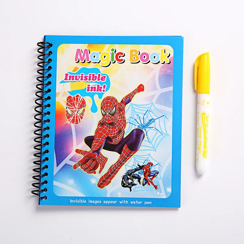 Magic Book With Invisible Ink Water Pen - Assortment