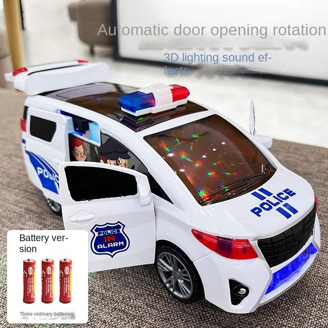 Electric Rotating Police Justice Van