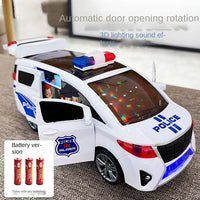 Electric Rotating Police Justice Van