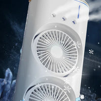 Rechargeable RC Dual Spray Fan With Lights