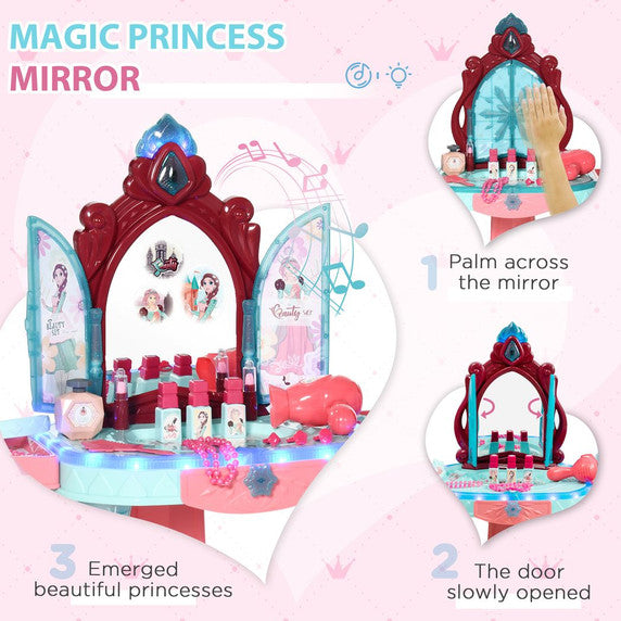 Beauty Angle Magical Dresser Set With Light & Sound