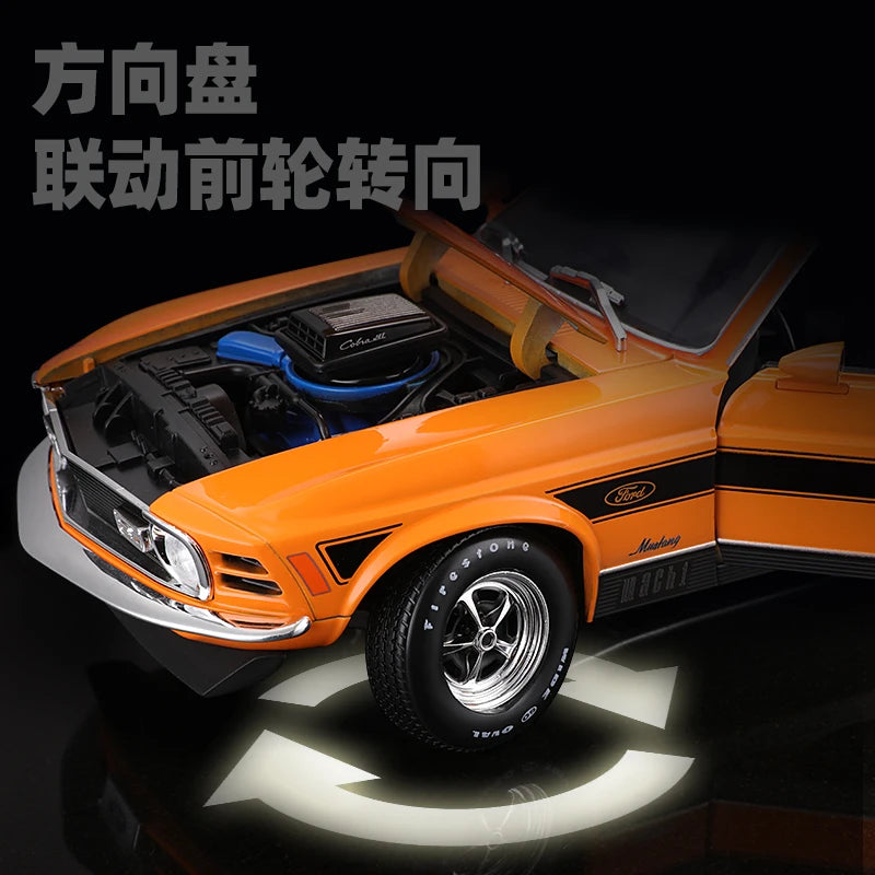 Maisto 1:18 Diecast Ford Mustang Mach 1 - Orange
