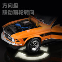 Maisto 1:18 Diecast Ford Mustang Mach 1 - Orange