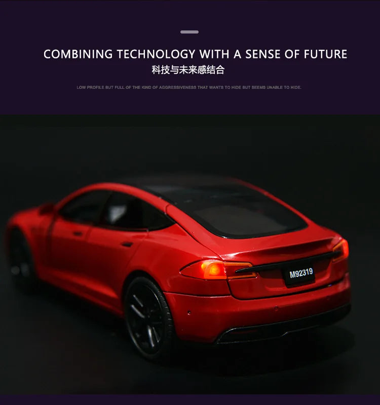 1:24 Diecast Tesla Model S Car