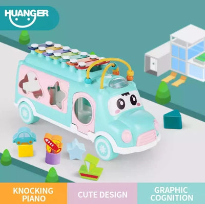 Huanger Multi-functional Xylophone Music Bus