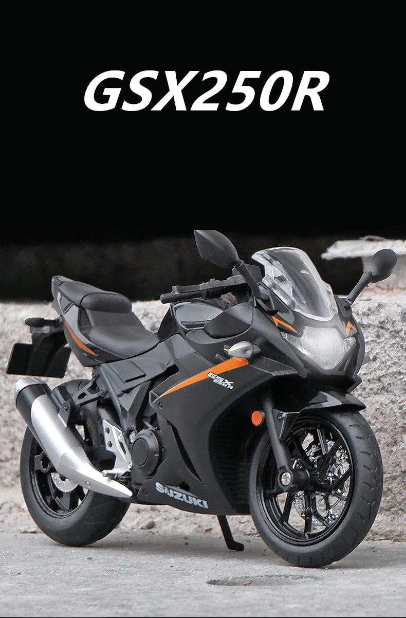 1:12 Diecast Suzuki GSX-250R Model Bike