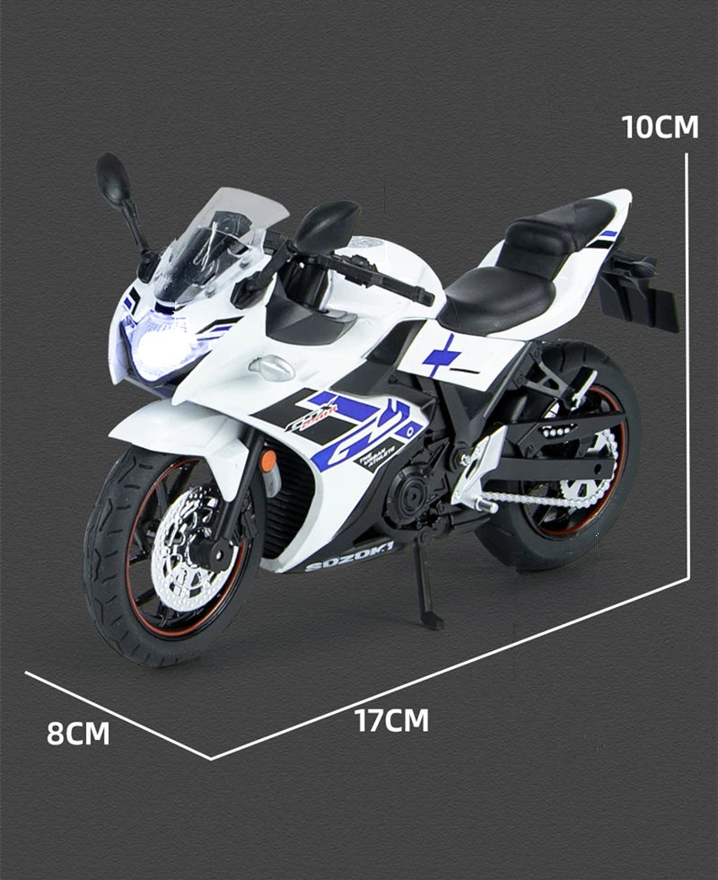 1:12 Diecast Suzuki GSX-250R Model Bike