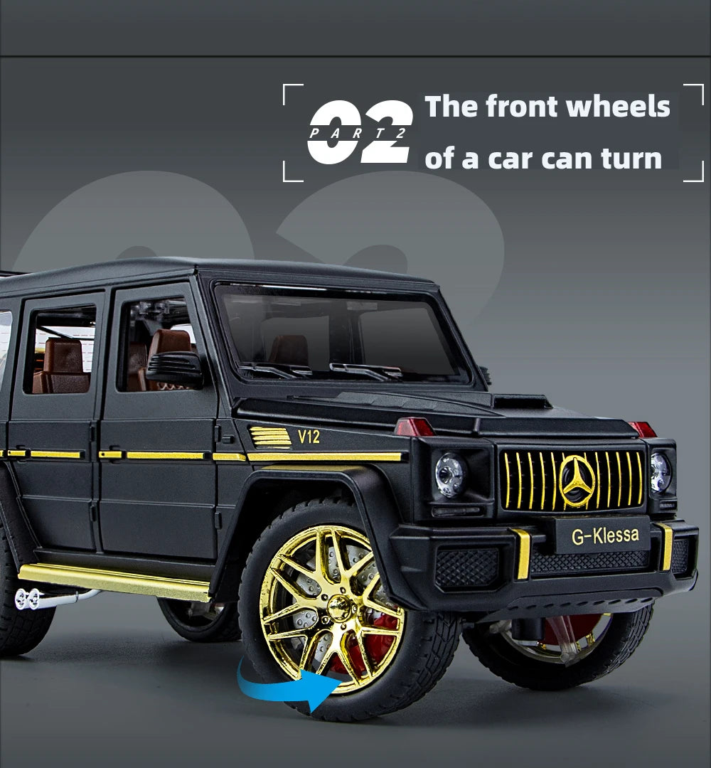 1:24 Diecast AMG G63 Model Car With Smoke