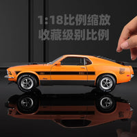 Maisto 1:18 Diecast Ford Mustang Mach 1 - Orange