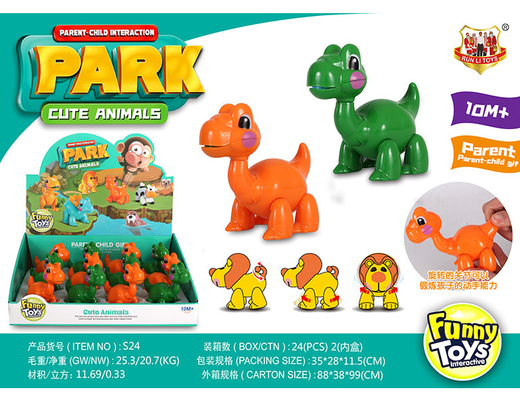 Cute Little Brontosaurus Flexible Toy For Kids