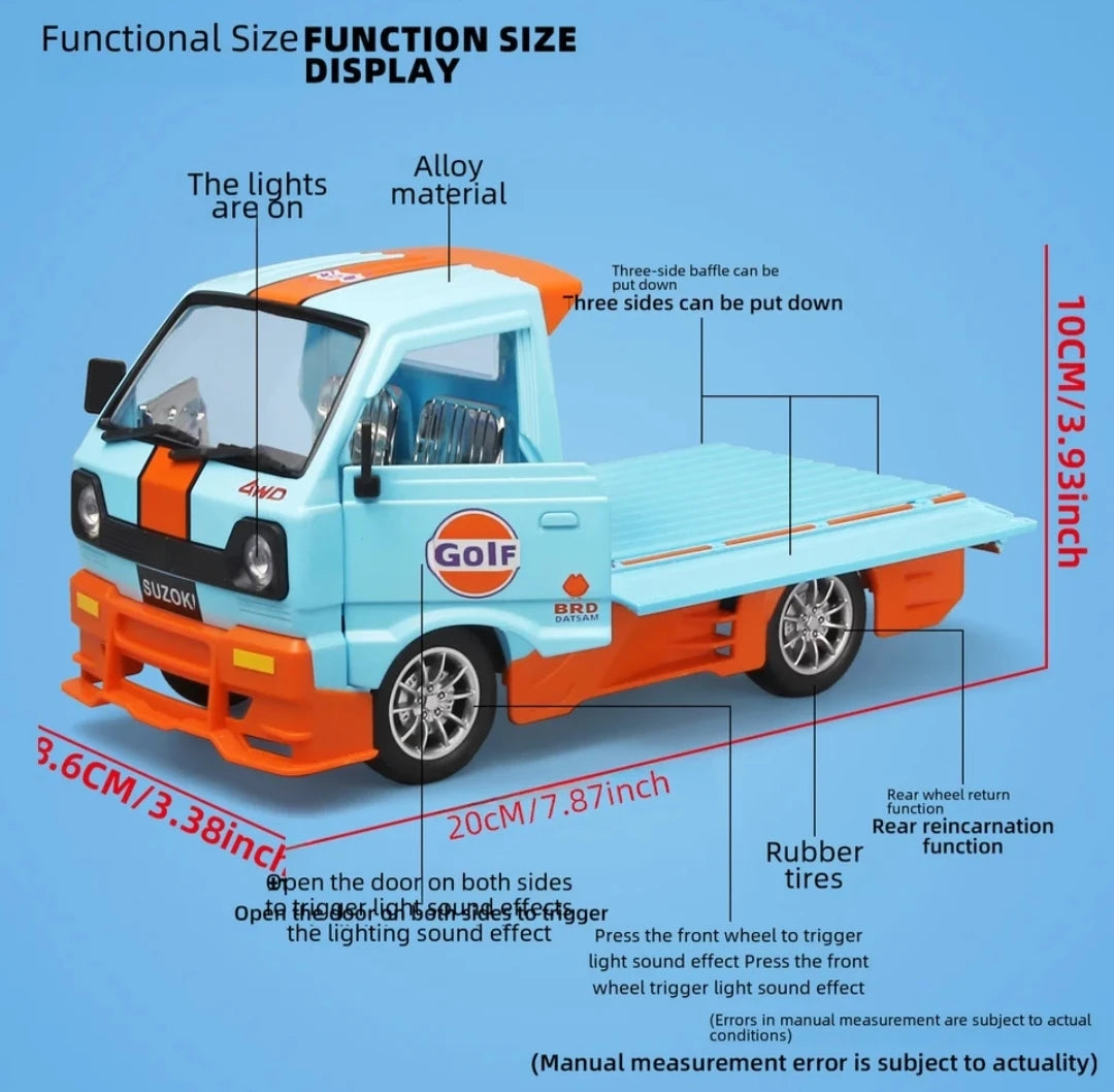 1:24 Diecast Suzuki 4WD Pickup Model Truck