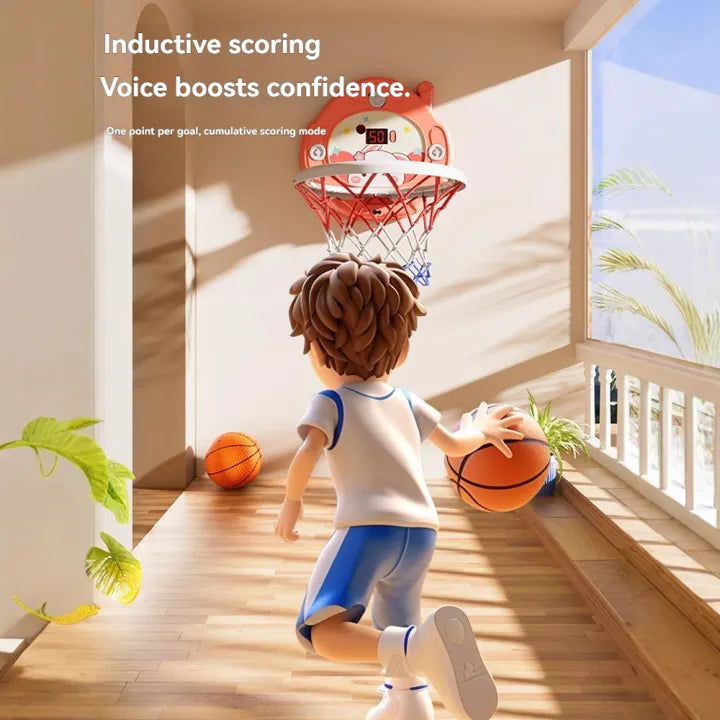 Kids Bunny Themed Basketball Hoop Set