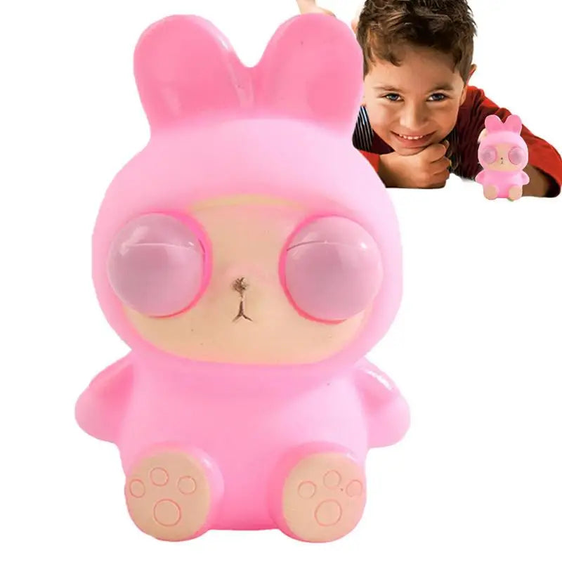 1Pc Squishy Animal Popping Eyes Toy - Assortment