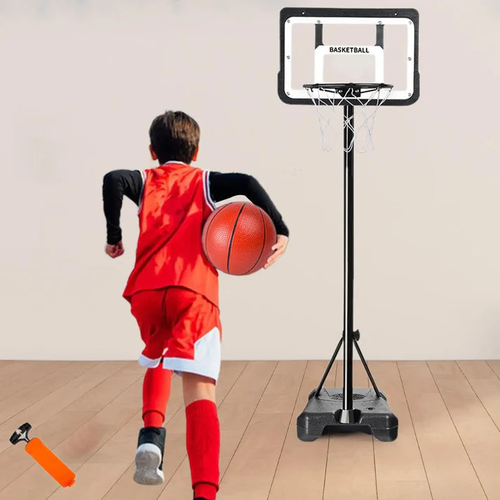 74.8in Kids Adjustable Height Basketball Play Set