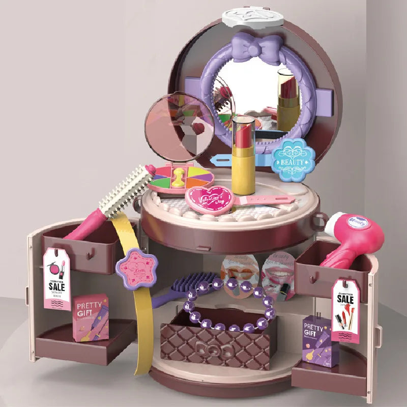25Pcs Pretend Play Beauty Handbag Set For Girls