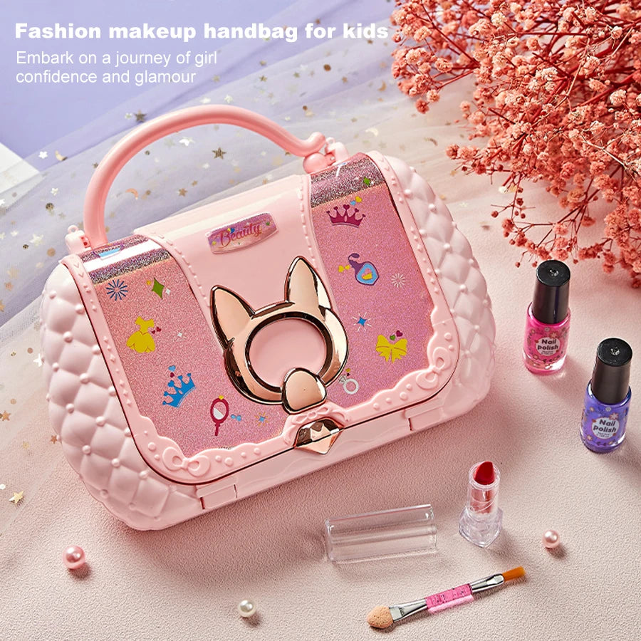 2in1 Girls Realistic Makeup Bag