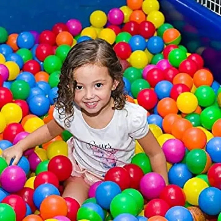 50Pcs Kids Multicolored Plastic Soft Balls
