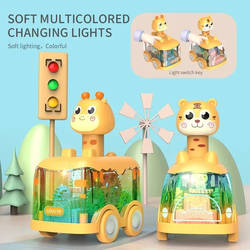 Friction Push & Go Happy Wildlife - Assortment