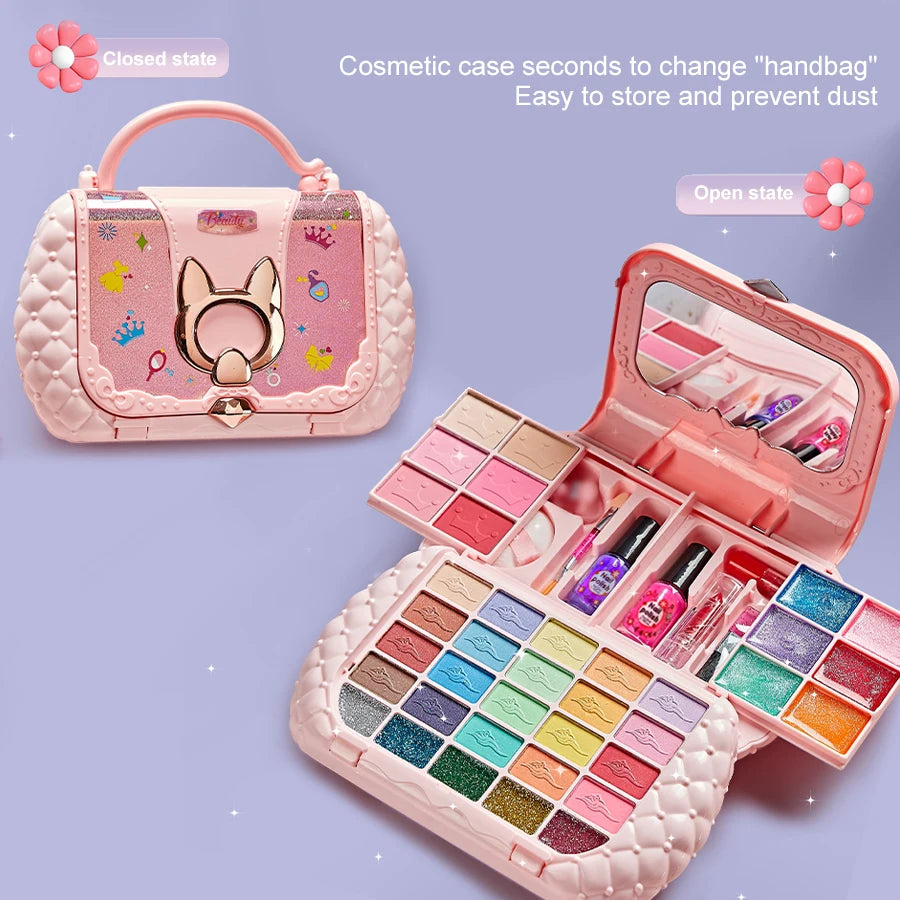 2in1 Girls Realistic Makeup Bag