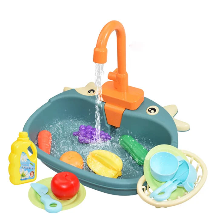 Battery Operated Little Cow Dish Washer
