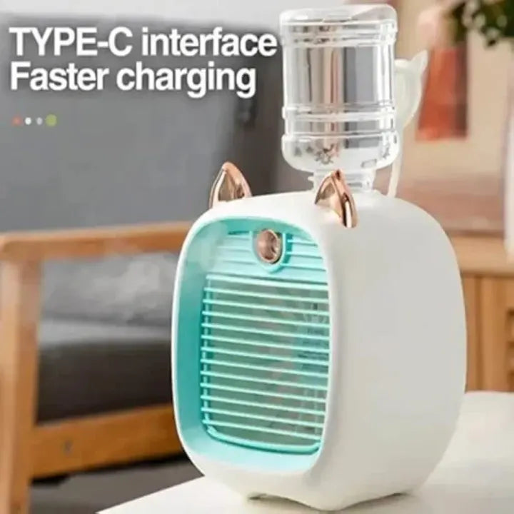 Rechargeable Fox Spray Cold Fan