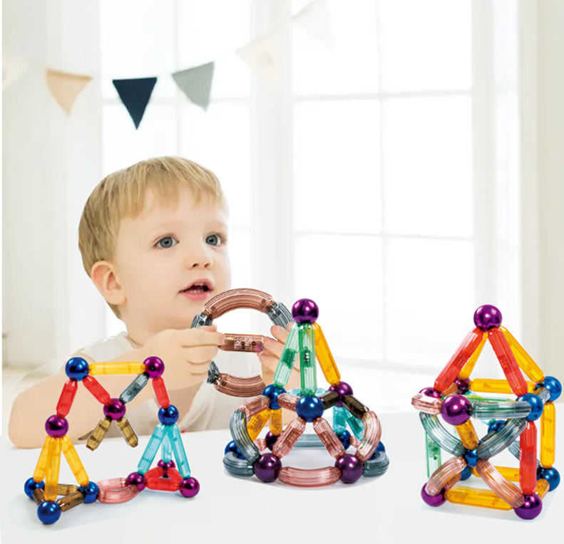 68 Pcs Magnetic Sticks Blocks