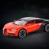 1:32 Diecast Bugatti Chiron Model With Acrylic Display Box - Red