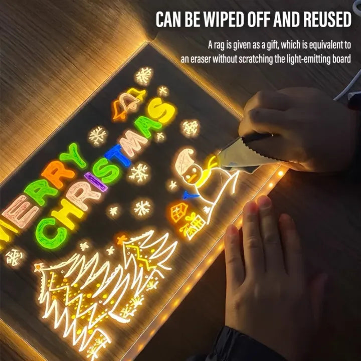11.5* Inches DIY Writing Acrylic LED Lamp Tablet