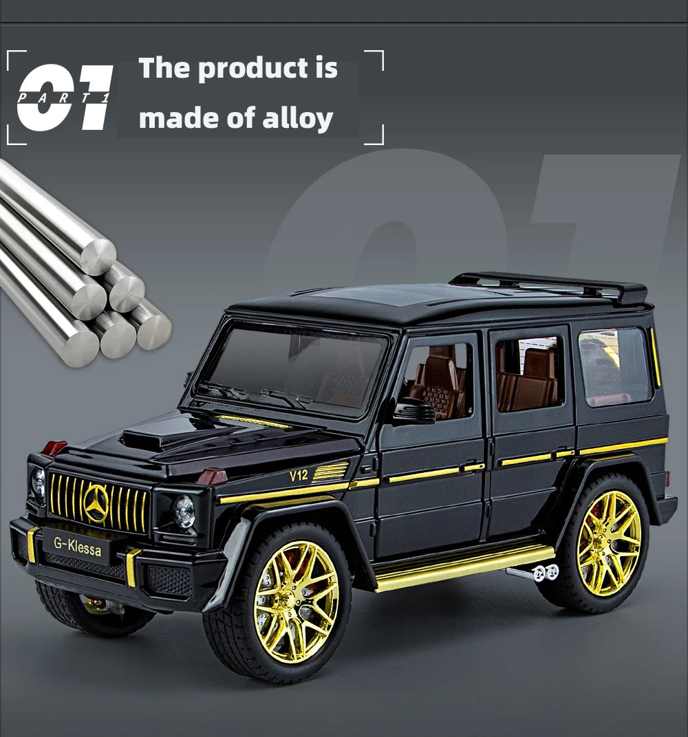 1:24 Diecast AMG G63 Model Car With Smoke