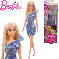 MATTEL Barbie Doll with Fashionistas Pop Glitz Dress