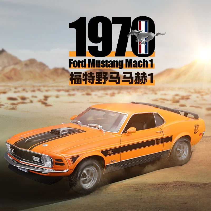 Maisto 1:18 Diecast Ford Mustang Mach 1 - Orange